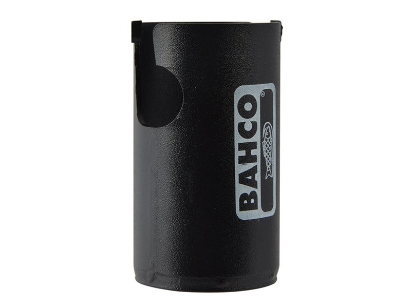 The Bahco 38mm Superior multi-construction holesaw in its carded retail packaging.