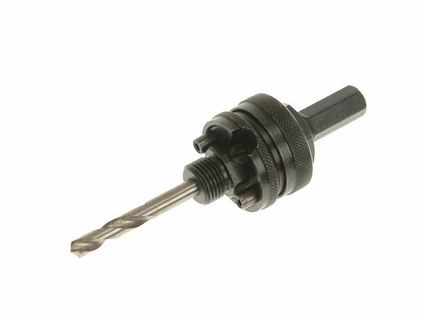 The quick-change version of the Bahco 3/8-inch shank holesaw arbor.