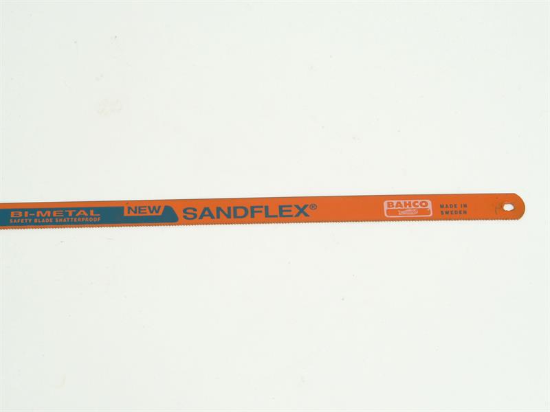 Bahco 24 TPI Sandflex hacksaw blades, a versatile choice for various metal thicknesses.