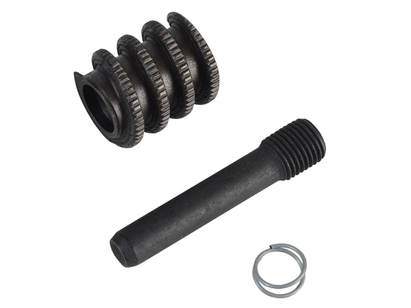 A spare knurl and pin assembly for the Bahco 8072 series 10-inch adjustable wrench.