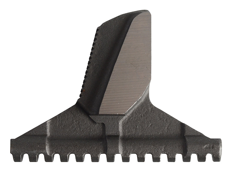 A spare reversible jaw for the larger Bahco 9072P series pipe grip adjustable wrench.