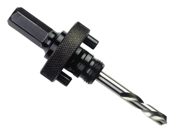 Another view of the Bahco quick-change arbor, highlighting the release mechanism.