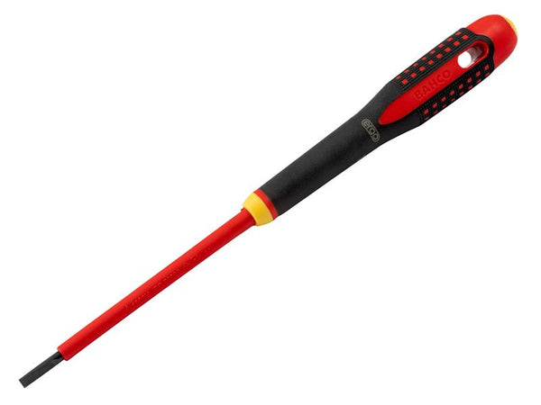 Bahco ERGO VDE Insulated Screwdriver, Slotted