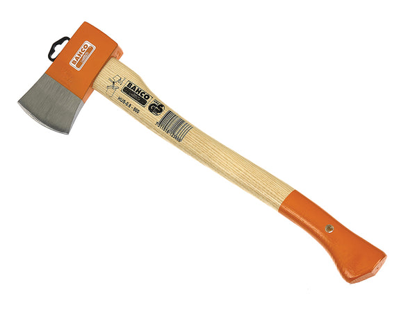 Bahco HUS-0.8-500 camping axe, a slightly larger model with a longer ash handle.