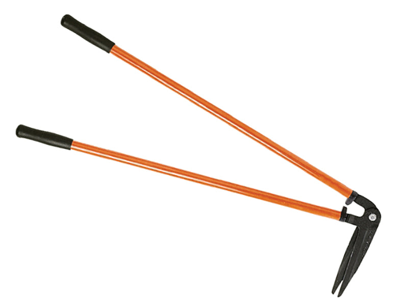 Bahco P75 edging shears with long black handles and horizontally oriented cutting blades.