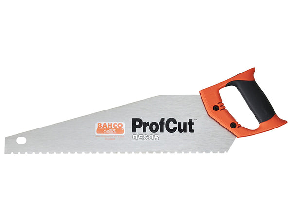 Bahco ProfCut Plastic & Foam Saw (PC-16-DECO) with a 400mm blade and specialized toothing.