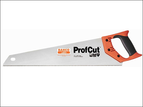 Bahco ProfCut Handsaw (PC19-GT9) with a 475mm blade and a finer 9 TPI for smoother cuts.