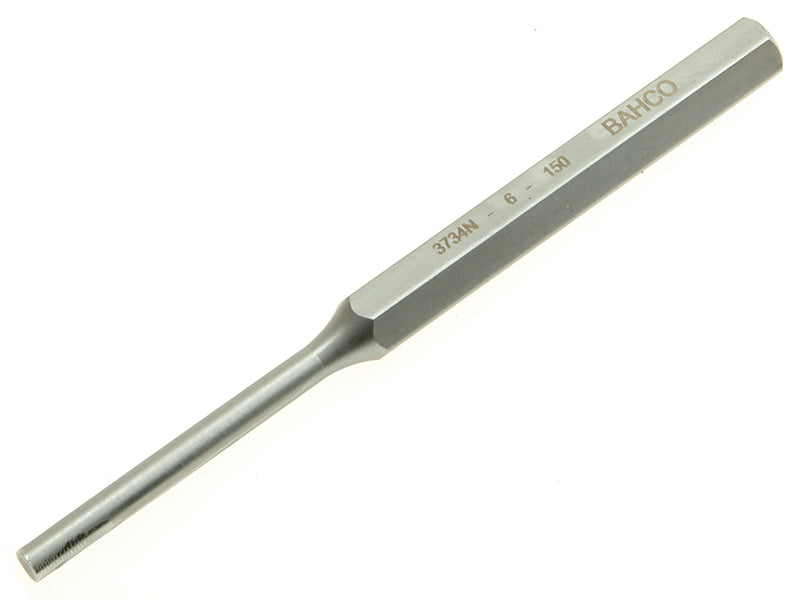 Bahco 6mm (1/4in) Parallel Pin Punch with a long, straight shaft for driving pins.