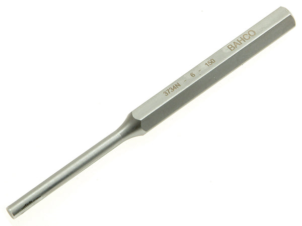 Bahco 6mm (1/4in) Parallel Pin Punch with a long, straight shaft for driving pins.