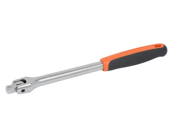Bahco 270mm swivel head breaker bar with a 1/2-inch drive and polished chrome finish.