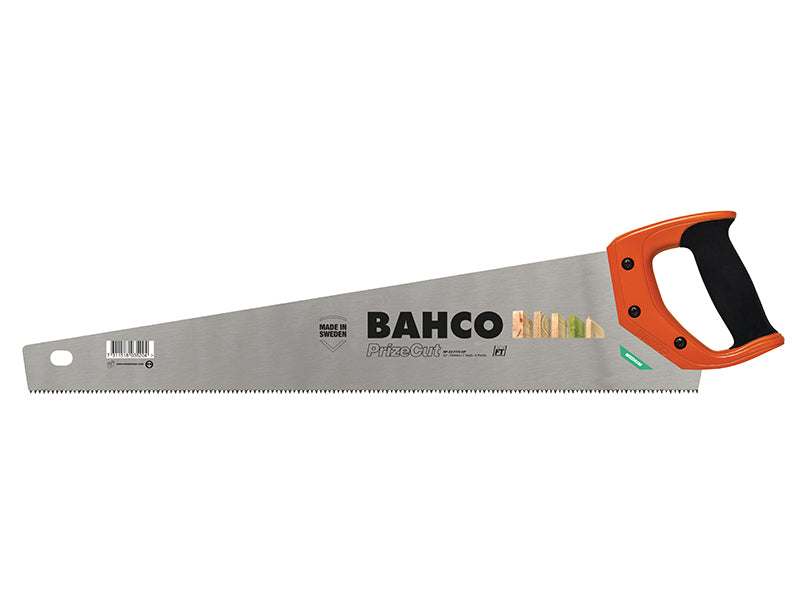 Bahco SE22 Prizecut Hardpoint Handsaw, 550mm (22-inch) with 7 TPI for fast cutting.