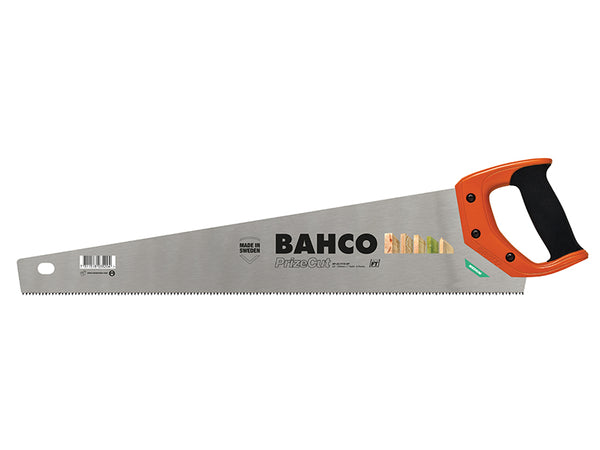 Bahco SE22 Prizecut Hardpoint Handsaw, 550mm (22-inch) with 7 TPI for fast cutting.