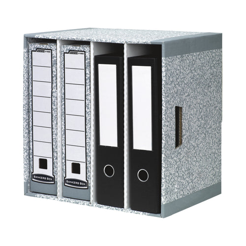 Bankers Box File Store 4 Drawer Grey – (Pack of 5)