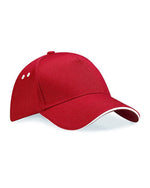 Beechfield Ultimate 5 Panel Cap Sandwich Peak
