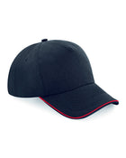 Beechfield Authentic 5 Panel Cap Piped Peak