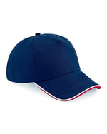 Beechfield Authentic 5 Panel Cap Piped Peak - thumbnail 8