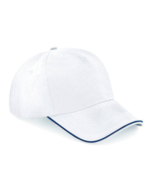 Beechfield Authentic 5 Panel Cap Piped Peak