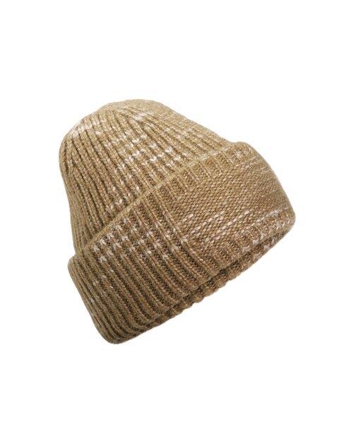 Beechfield Chunky Knitted Patch Beanie