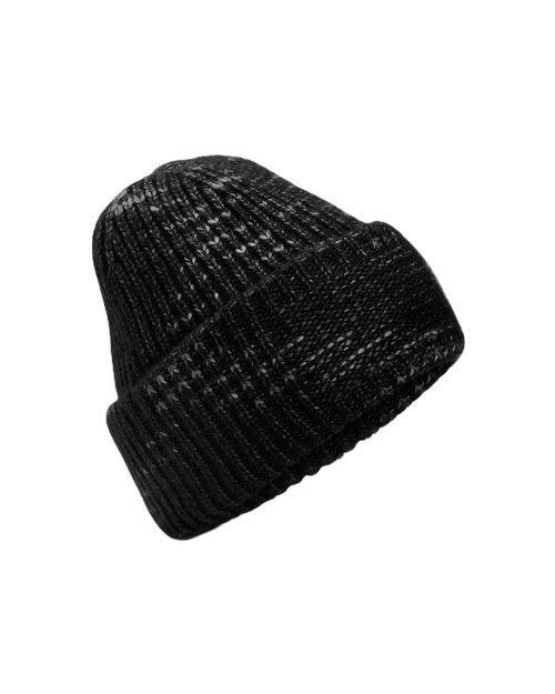 Beechfield Chunky Knitted Patch Beanie