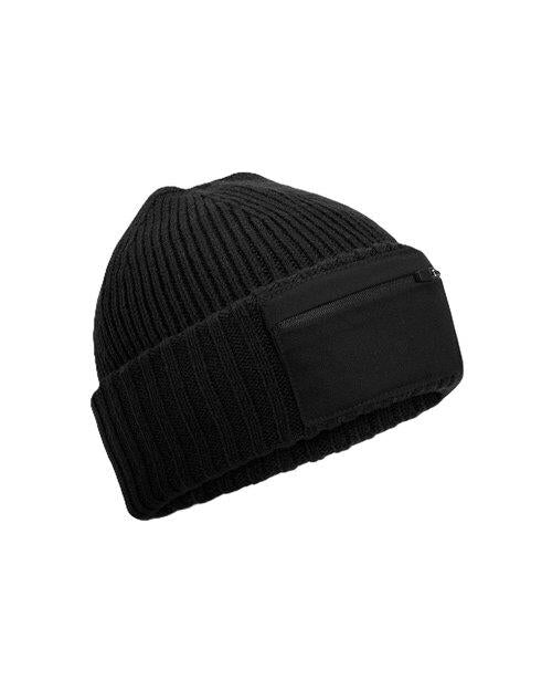Beechfield Zip Patch Beanie