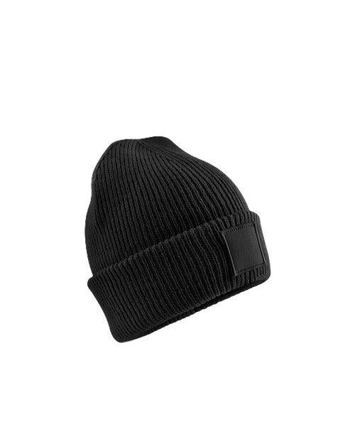 Beechfield Kids Deep Cuffed Tonal Patch Beanie