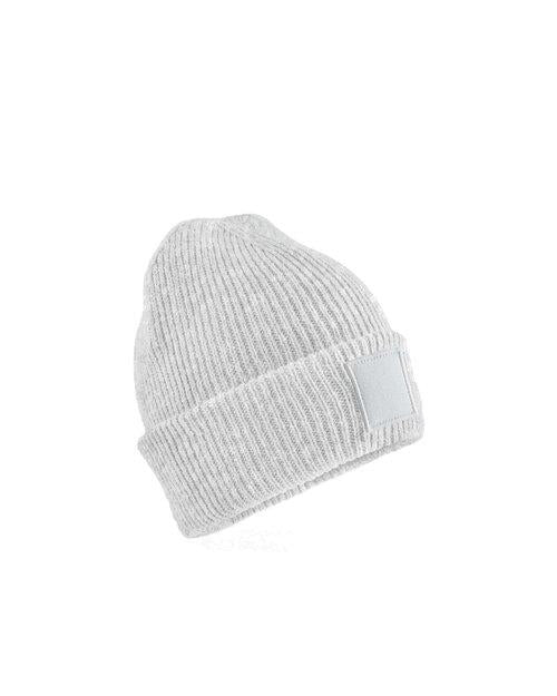 Beechfield Kids Deep Cuffed Tonal Patch Beanie