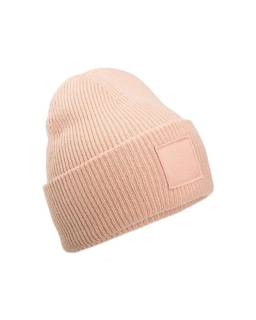 Beechfield Deep Cuffed Tonal Patch Beanie