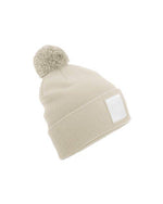 Beechfield Applique Patch Pom Beanie - thumbnail 4