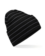 Beechfield Deep Cuffed Striped Beanie - thumbnail 2