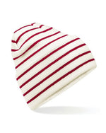 Beechfield Deep Cuffed Striped Beanie - thumbnail 3
