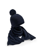 Beechfield Knit Scarf And Beanie Gift Set - thumbnail 3