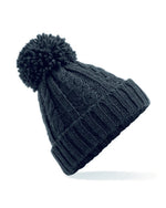 Beechfield Cable Knit Melange Beanie - thumbnail 1