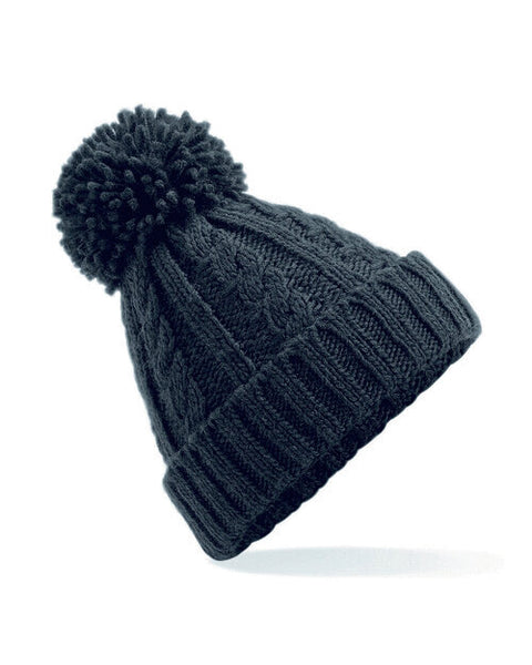 Beechfield Cable Knit Melange Beanie