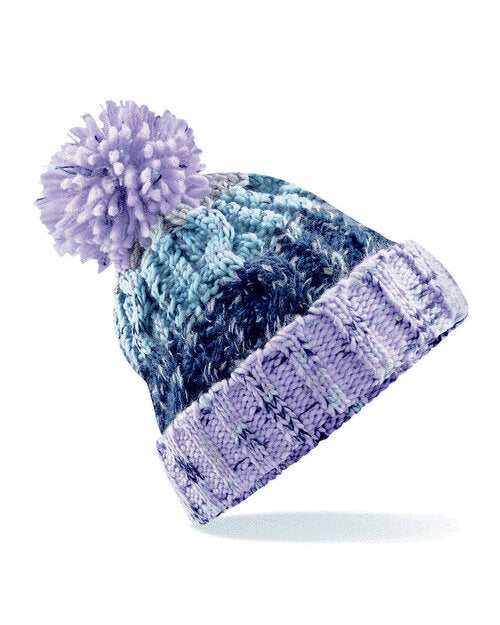 Beechfield Corkscrew Pom Pom Beanie