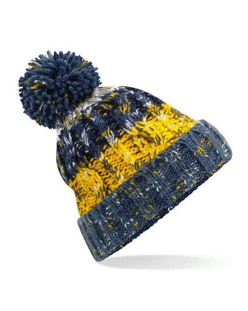 Beechfield Corkscrew Pom Pom Beanie