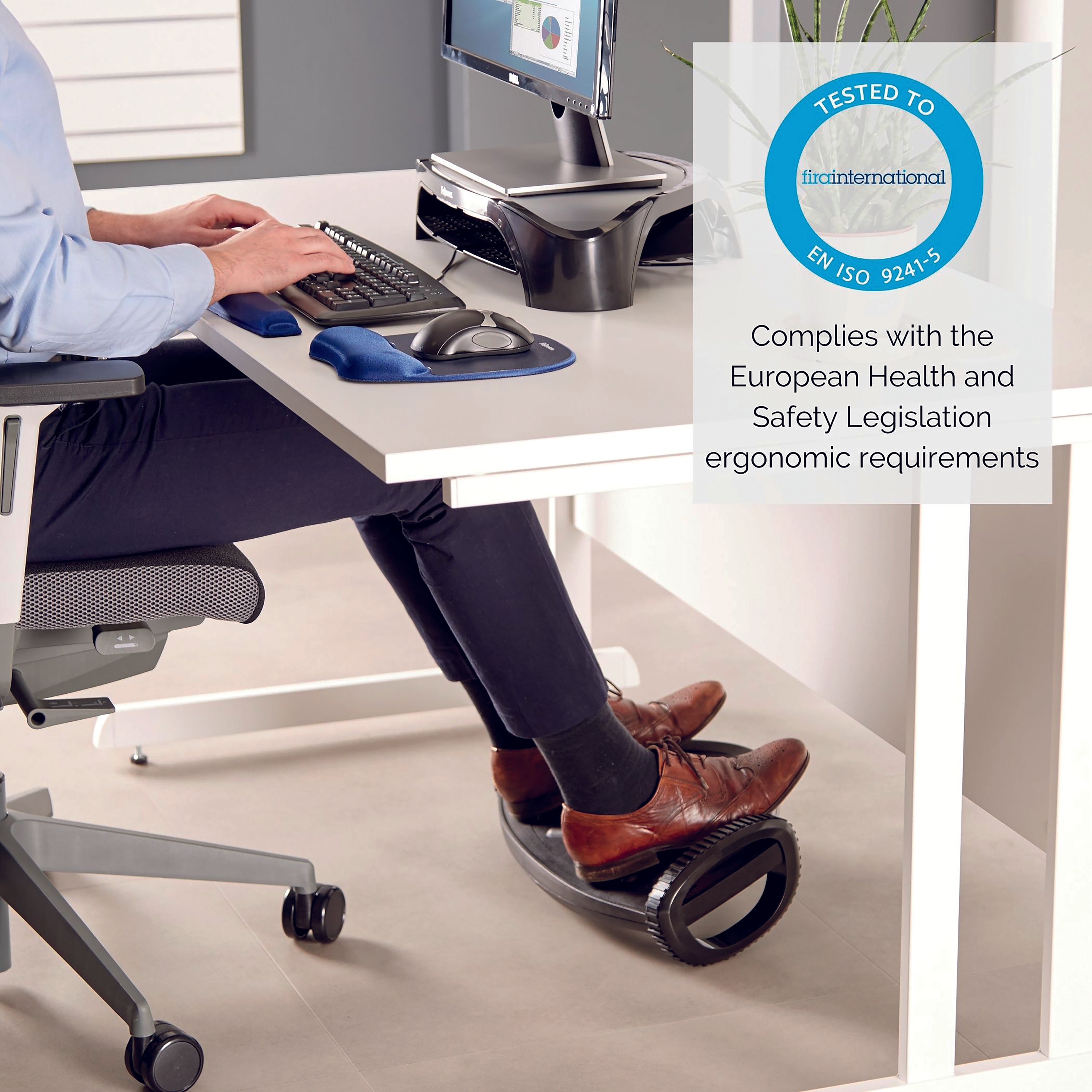 Fellowes Smart Suites Foot Rocker Black 8023901