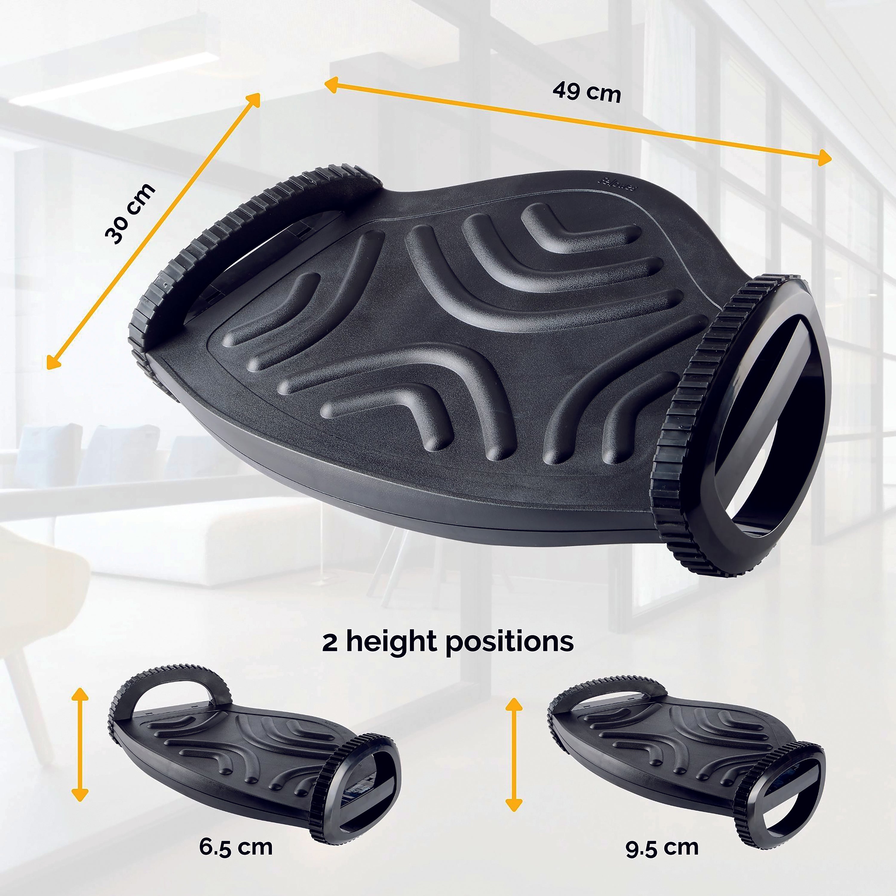 Fellowes Smart Suites Foot Rocker Black 8023901