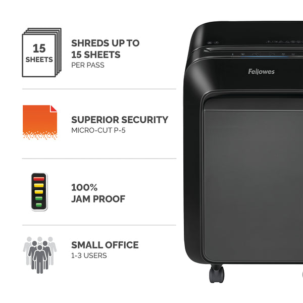 Fellowes Powershred LX211 Micro-Cut Shredder Black 5050201