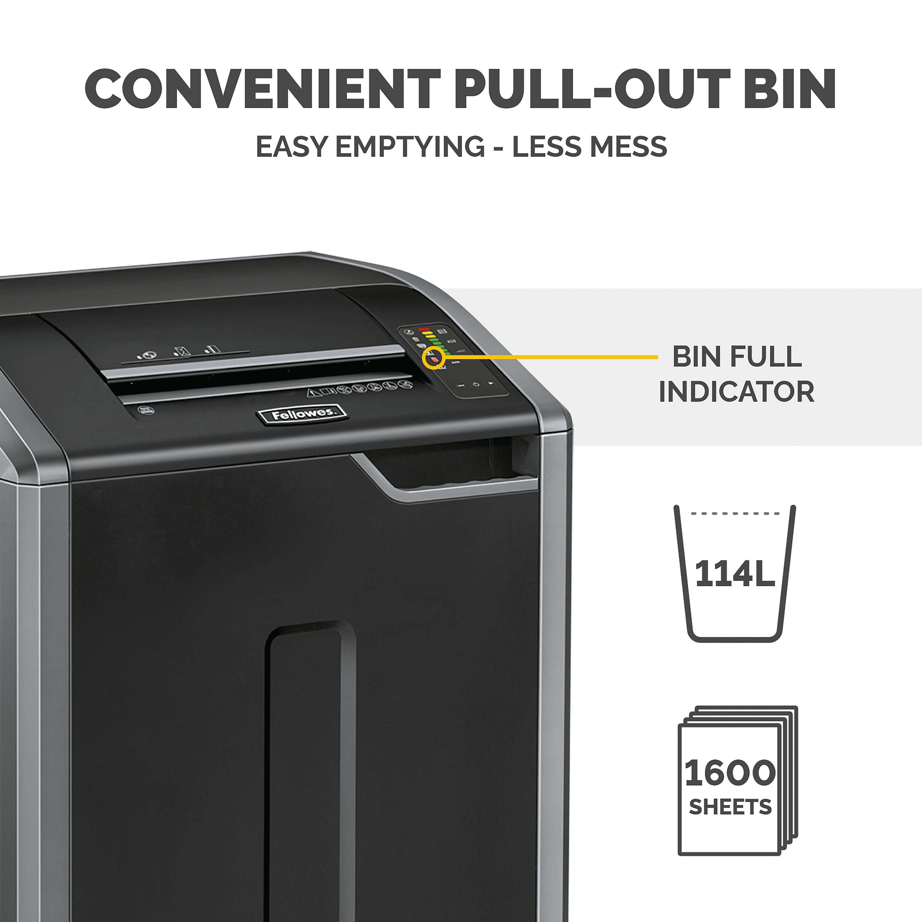 Fellowes Powershred 425Ci Cross Square Cut Shredder 4698001
