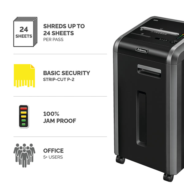 Fellowes 225i Strip-Cut Shredder 4623101