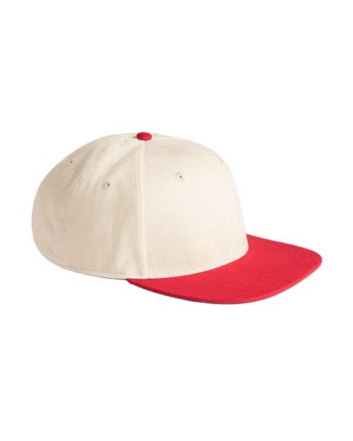 Beechfield Contrast Flat Peak 6 Panel Cap