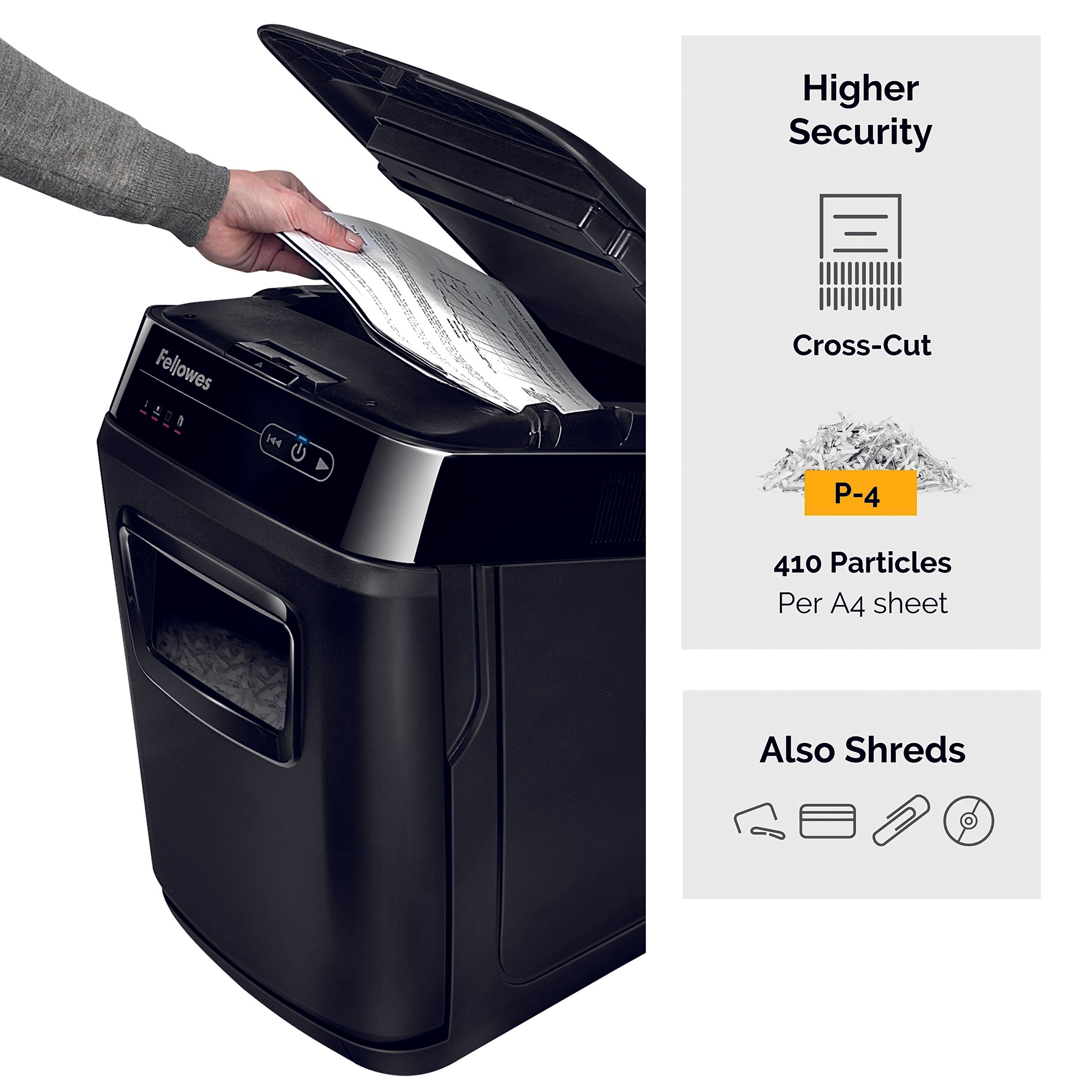 Fellowes Automax 200C Cross Square Cut Shredder 4652901