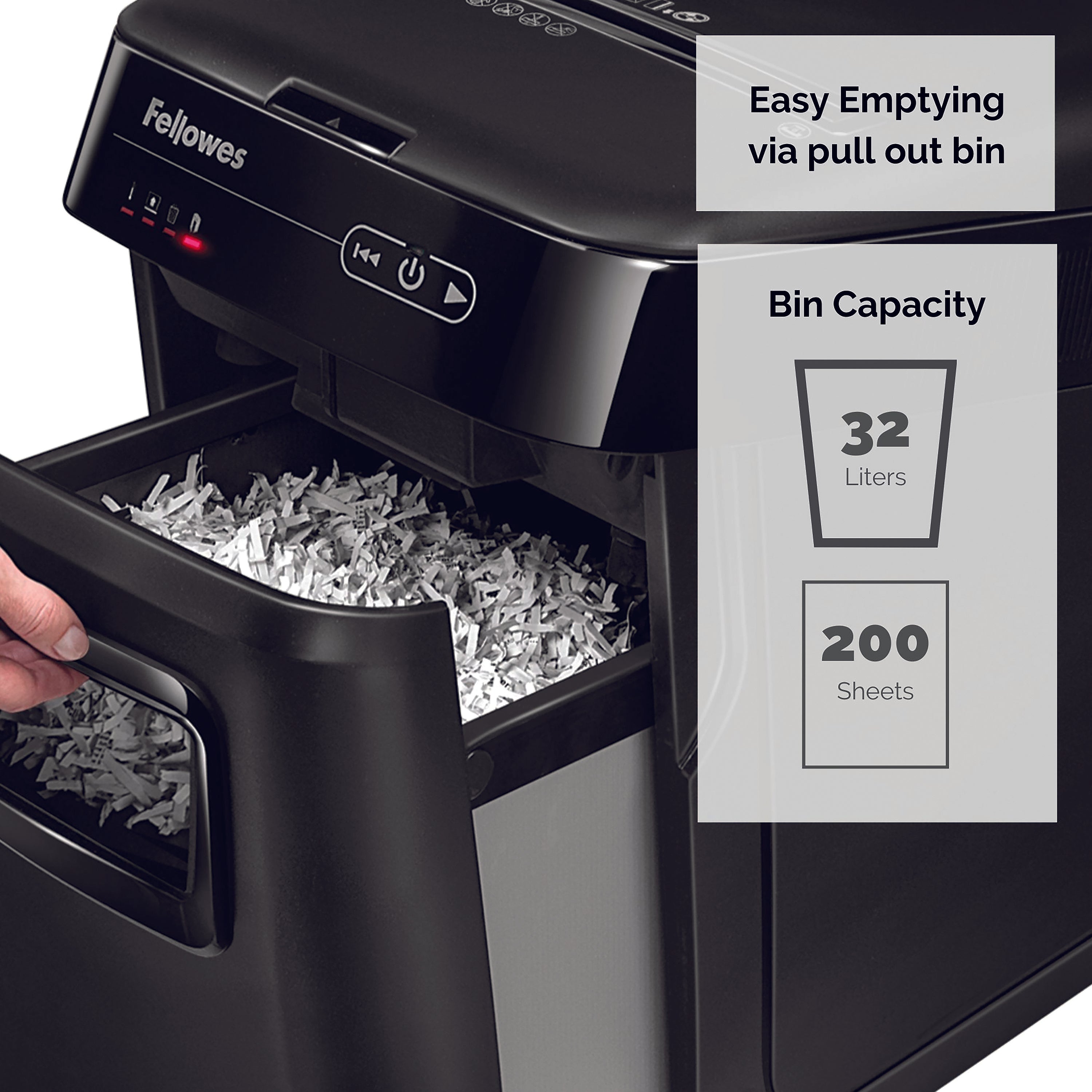 Fellowes Automax 200C Cross Square Cut Shredder 4652901