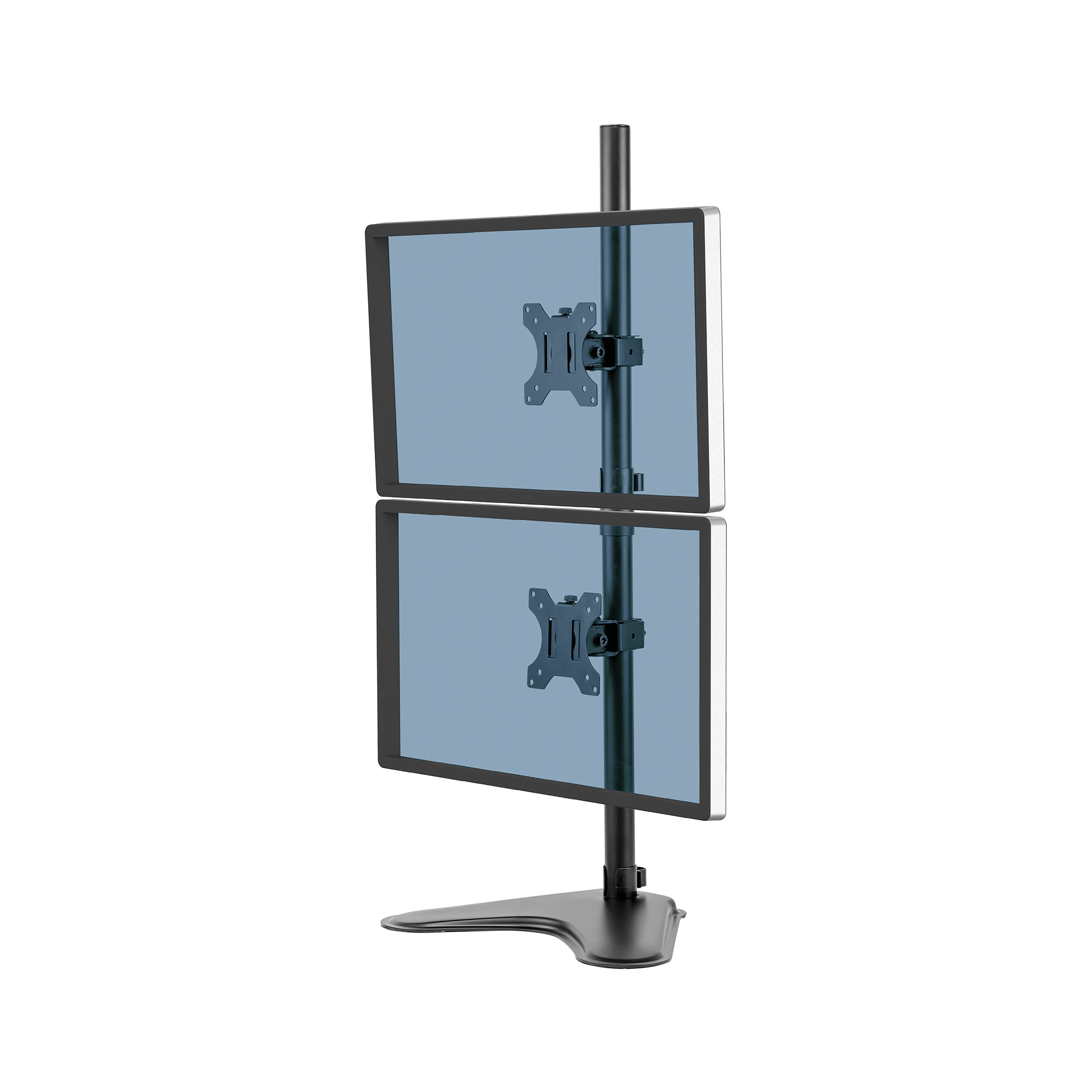 Fellowes Professional Series Free Standing Dual Vertical Monitor Arm 8044001