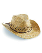 Beechfield Straw Cowboy Hat