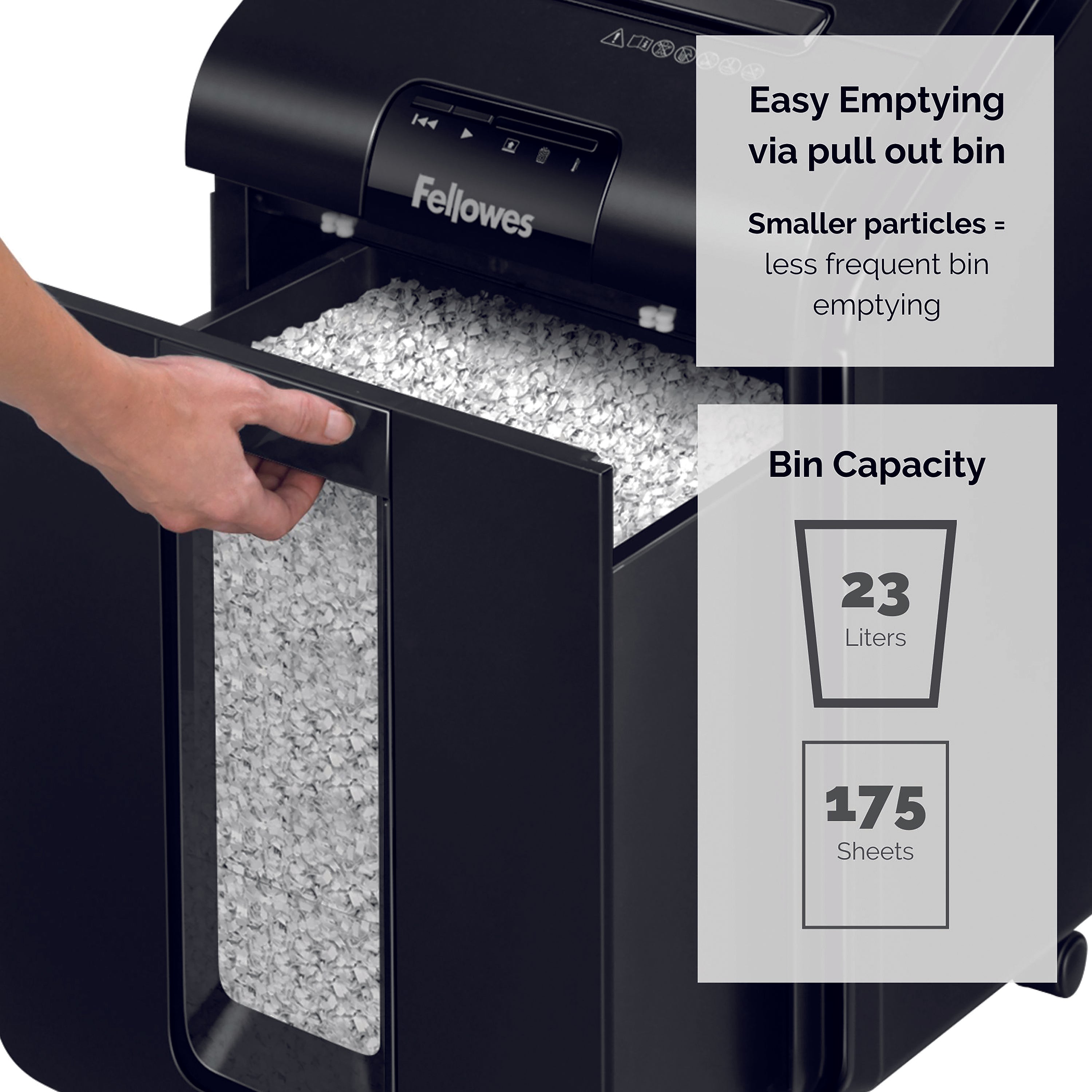 Fellowes AutoMax 100M Mini-Cut Shredder 4629301