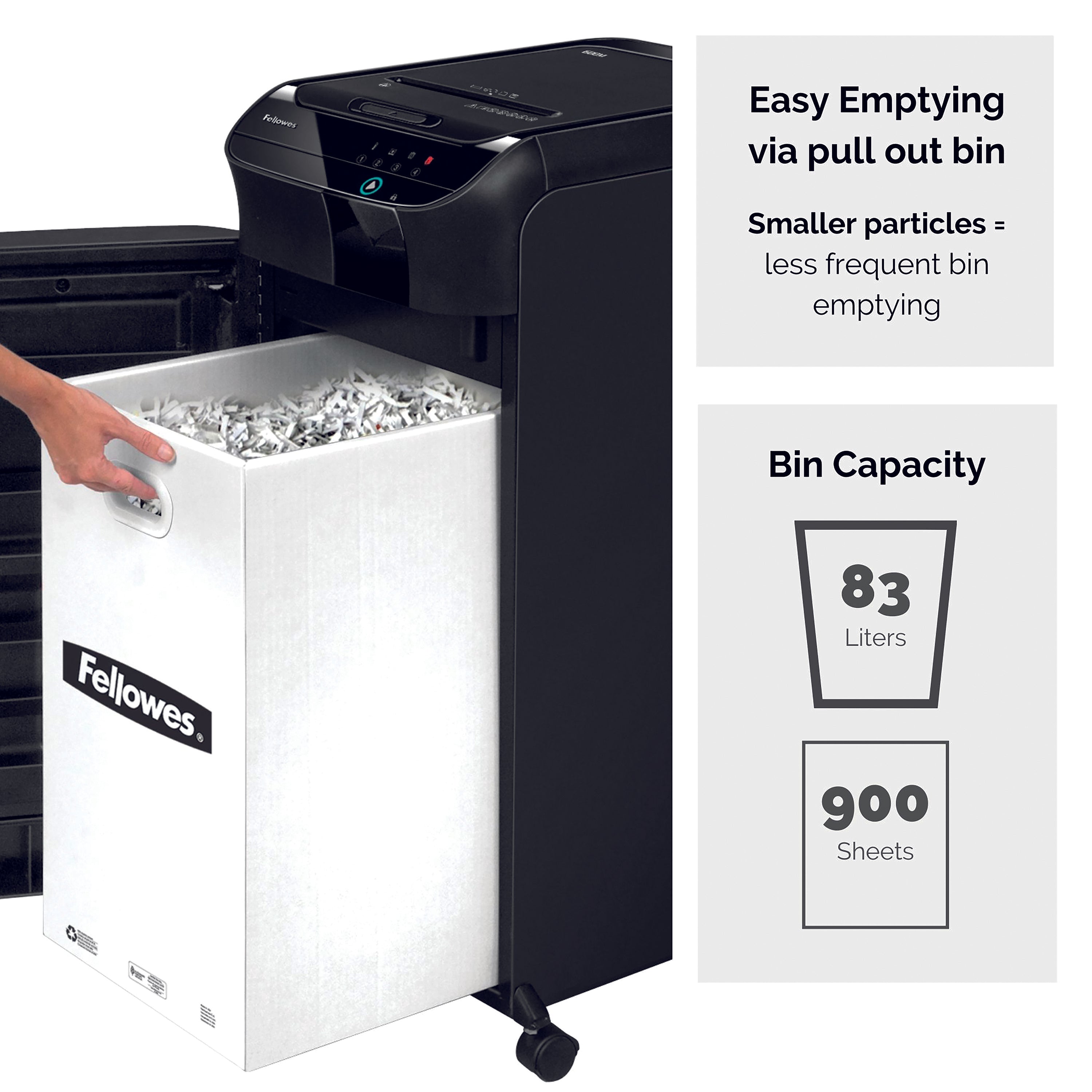 Fellowes AutoMax 600M Micro-Cut Auto Feed Shredder 4657401