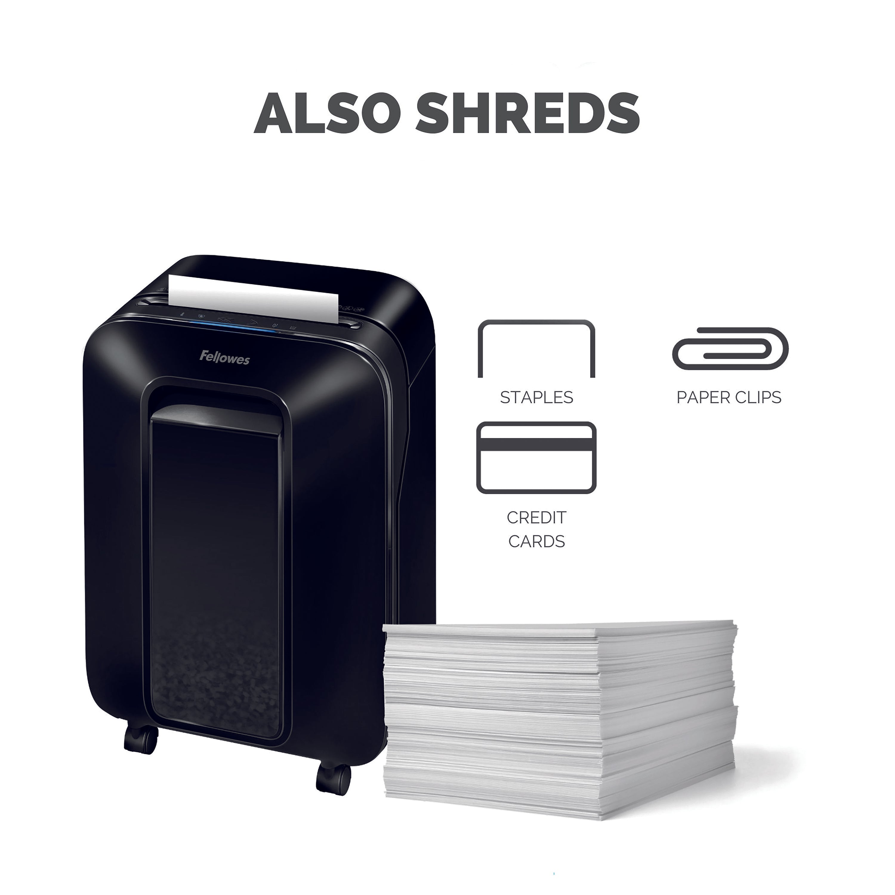 Fellowes Powershred LX200 Mini-Cut Shredder Black 5502301