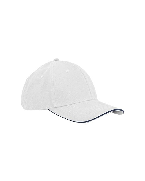 Beechfield Earthaware Classic Organic Cotton 6 Panel Cap - Sandwich Peak