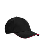 Beechfield Earthaware Classic Organic 5 Panel Cap - Sandwich Peak - thumbnail 2